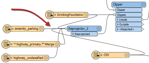 An example of curved connections causing confusion